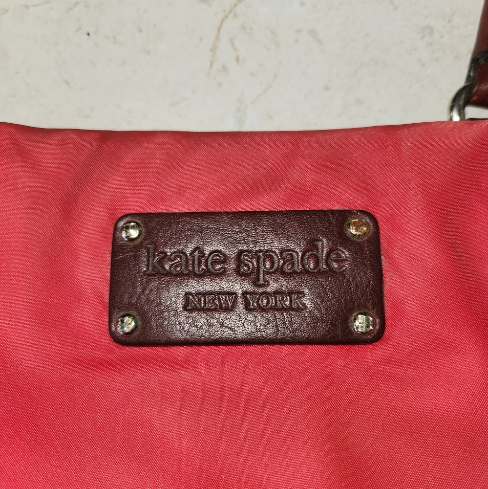 kate spade red tote purse - Picture 2 of 8